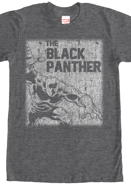 Distressed Black Panther T-Shirt - main product image