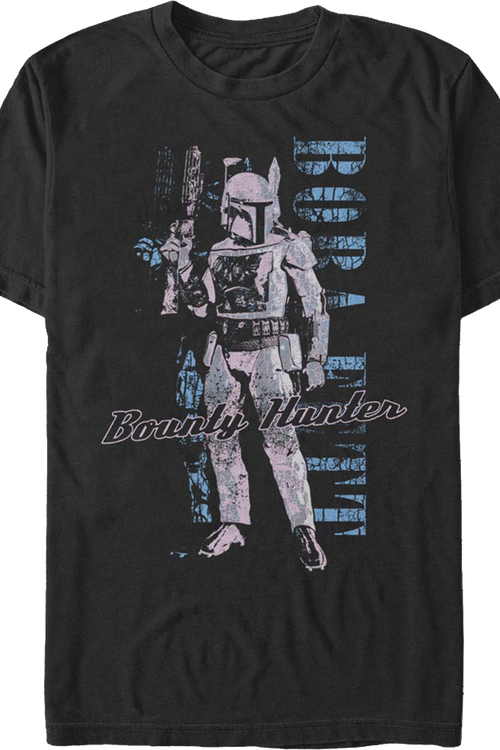 Distressed Bounty Hunter Boba Star Wars Fett T-Shirtmain product image