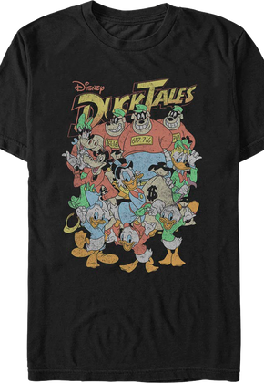 Distressed Cast Picture DuckTales T-Shirt