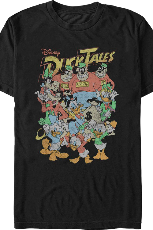 Distressed Cast Picture DuckTales T-Shirt - main product image