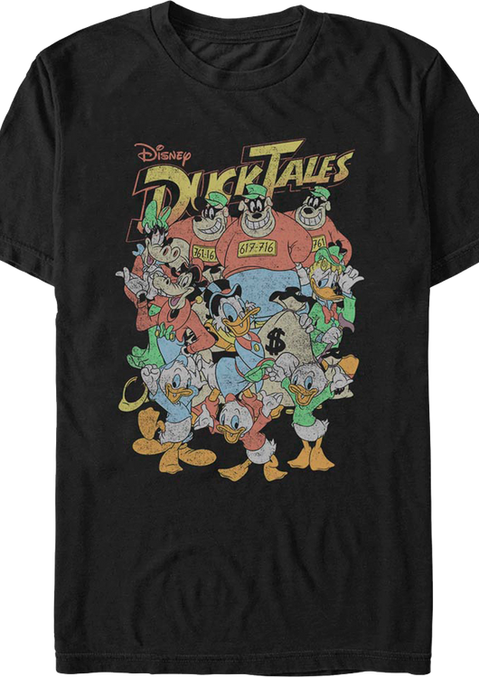 Distressed Cast Picture DuckTales T-Shirt - main product image