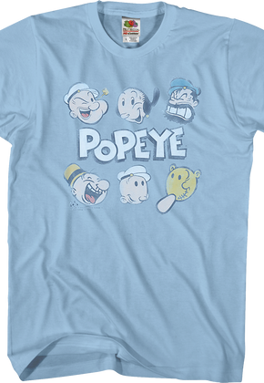 Distressed Characters Popeye T-Shirt