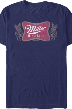 Distressed Charcoal Logo Miller High Life T-Shirt