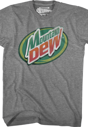 Distressed Circle Logo Mountain Dew T-Shirt