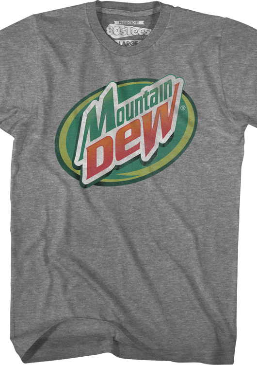 Distressed Circle Logo Mountain Dew T-Shirt - main product image
