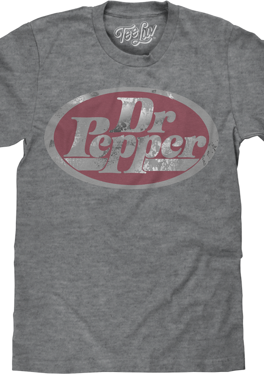 Distressed Classic Logo Dr. Pepper T-Shirt - main product image