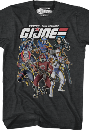 Distressed Cobra Members GI Joe T-Shirt