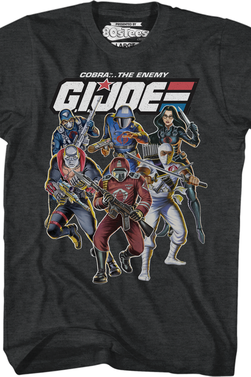 Distressed Cobra Members GI Joe T-Shirt - main product image
