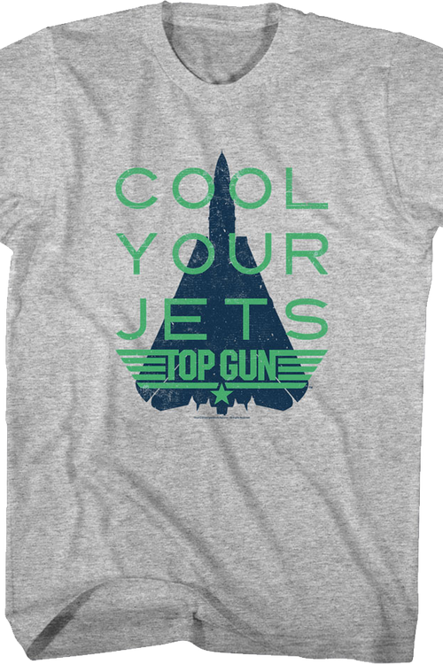 Distressed Cool Your Jets Top Gun T-Shirtmain product image