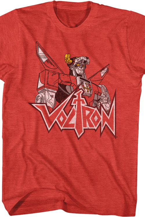 Distressed Defender of the Universe Voltron T-Shirtmain product image