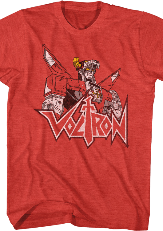 Distressed Defender of the Universe Voltron T-Shirt - main product image