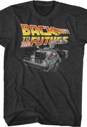 Distressed Delorean Back to the Future T-Shirt