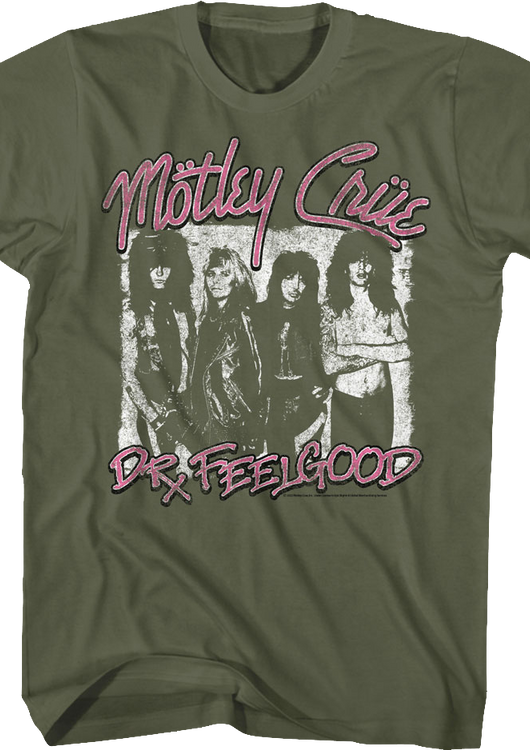 Distressed Dr. Feelgood Poster Motley Crue T-Shirt - main product image