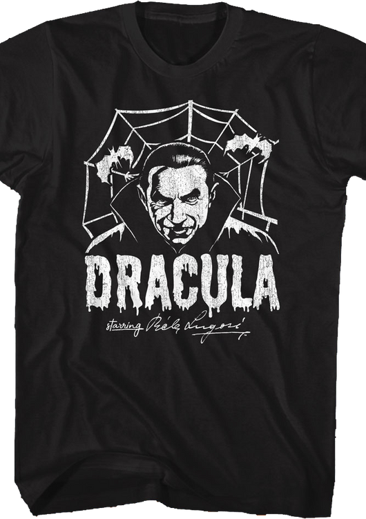 Vintage Dracula Starring Bela Lugosi T-Shirt - main product image