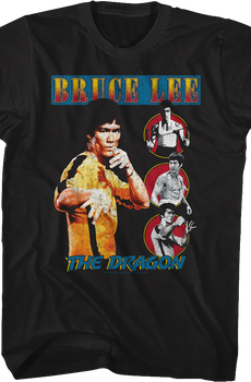 Distressed Dragon Bruce Lee T-Shirt
