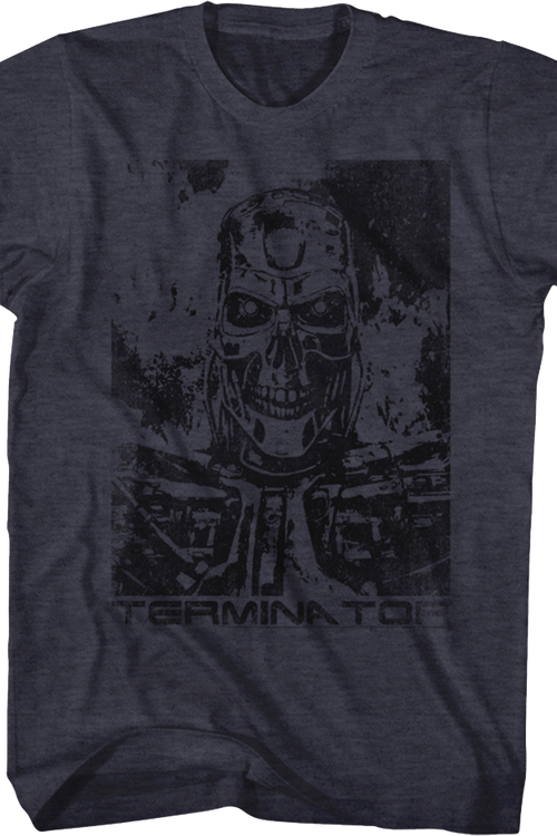 Distressed Endoskeleton Terminator T-Shirtmain product image