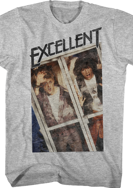 Distressed Excellent Bill and Ted T-Shirt - main product image