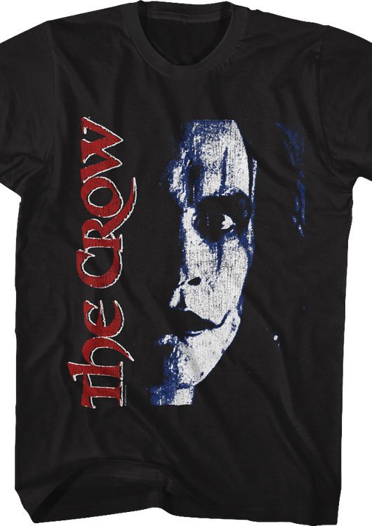 Distressed Face Paint The Crow T-Shirt - main product image