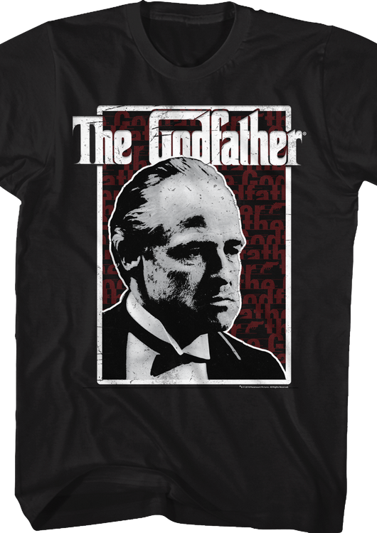 Distressed Frame Godfather T-Shirt - main product image