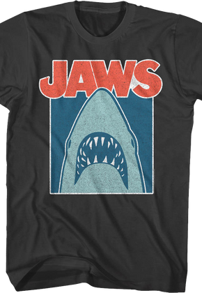 Distressed Frame Jaws T-Shirt