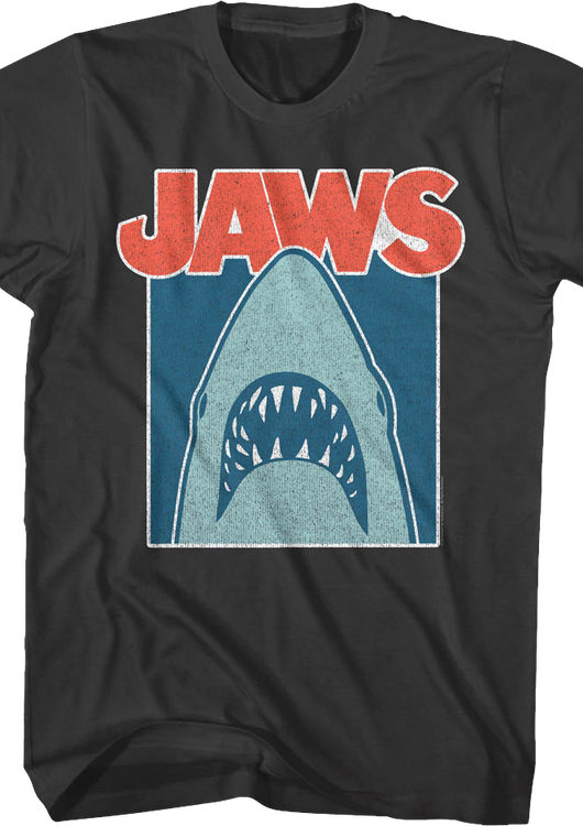 Distressed Frame Jaws T-Shirt - main product image