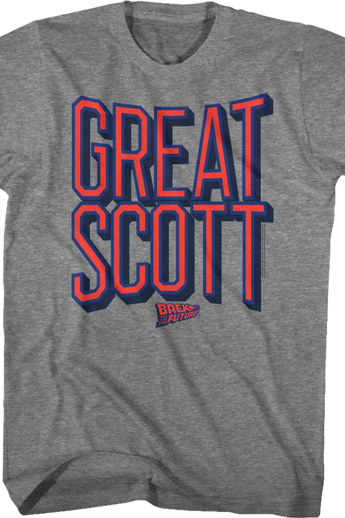 Distressed Great Scott Back To The Future T-Shirtmain product image