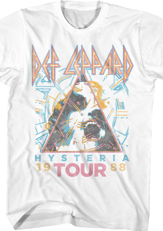 Distressed Hysteria Tour Def Leppard T-Shirt - main product image