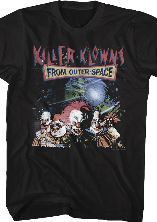 Distressed Killer Klowns From Outer Space T-Shirt - main product image