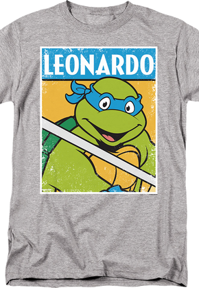 Distressed Leonardo Photo Teenage Mutant Ninja Turtles T-Shirt
