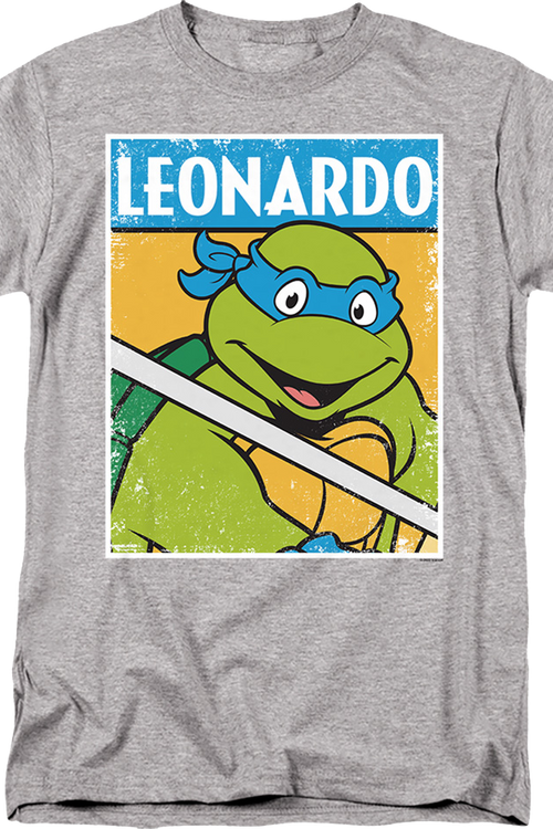 Distressed Leonardo Photo Teenage Mutant Ninja Turtles T-Shirtmain product image