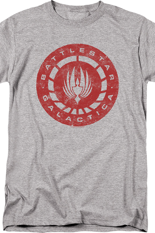 Distressed Logo Battlestar Galactica T-Shirtmain product image