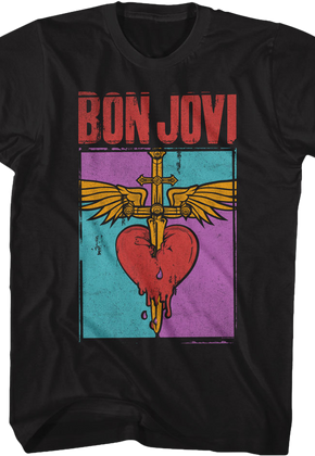 Distressed Logo Bon Jovi T-Shirt
