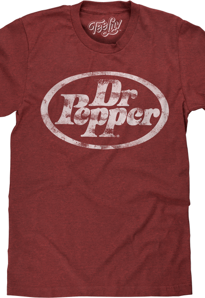 Distressed Logo Dr. Pepper T-Shirt