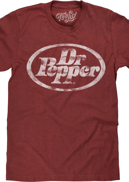 Distressed Logo Dr. Pepper T-Shirt - main product image