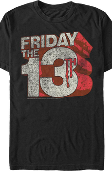 Distressed Logo Friday the 13th T-Shirt