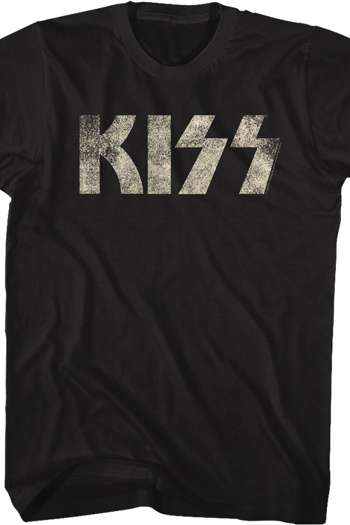 Distressed Logo KISS T-Shirtmain product image