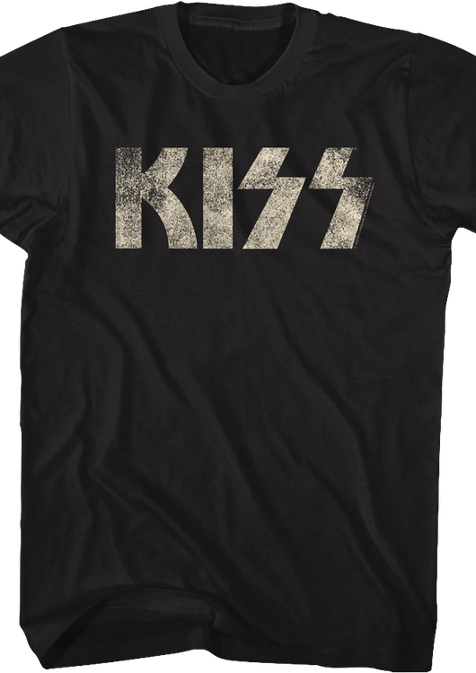 Distressed Logo KISS T-Shirt - main product image