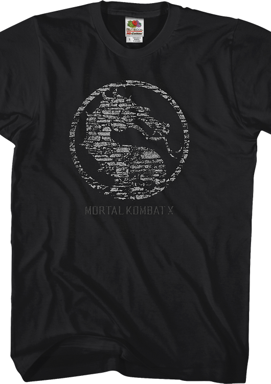 Distressed Logo Mortal Kombat X T-Shirt - main product image
