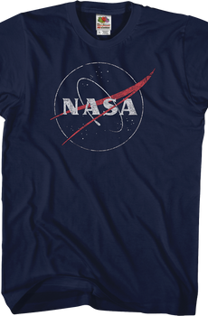 Distressed Logo NASA T-Shirt