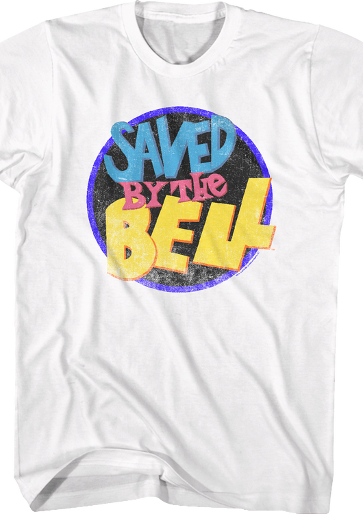 Distressed Logo Saved By The Bell T-Shirt - main product image