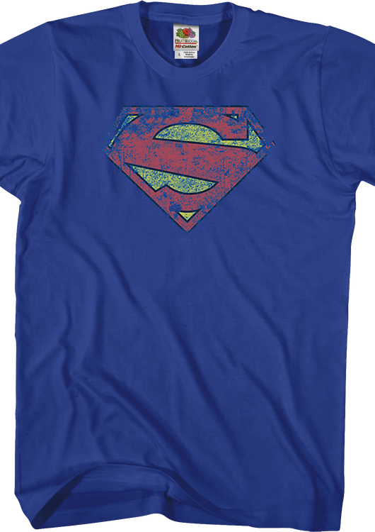 Distressed Logo Superman T-Shirt - main product image