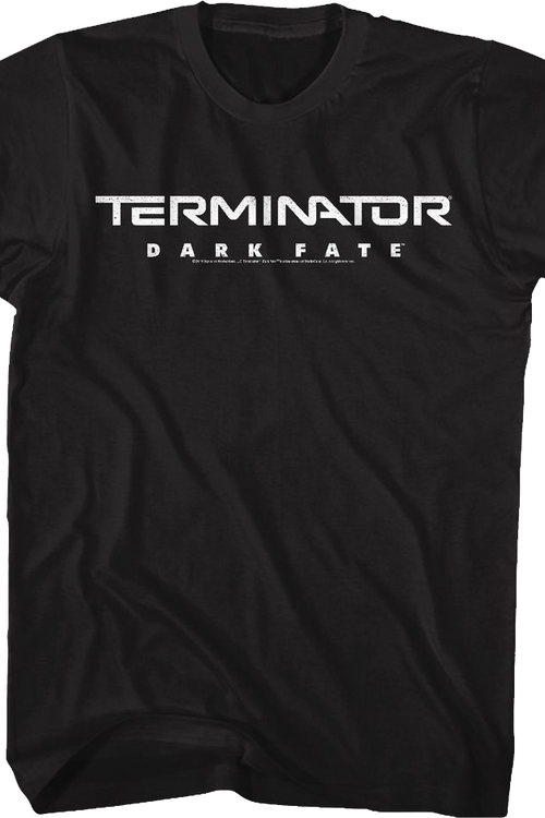 Distressed Logo Terminator Dark Fate T-Shirtmain product image
