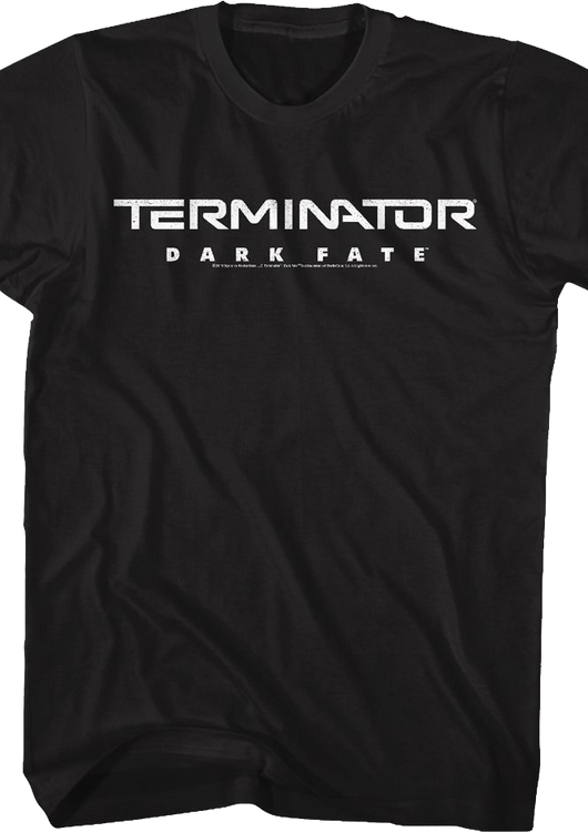 Distressed Logo Terminator Dark Fate T-Shirt - main product image