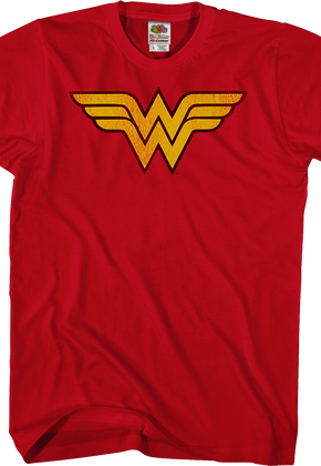 Distressed Logo Wonder Woman T-Shirt