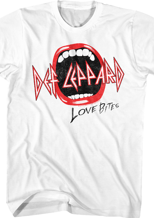 Distressed Love Bites Def Leppard T-Shirt - main product image