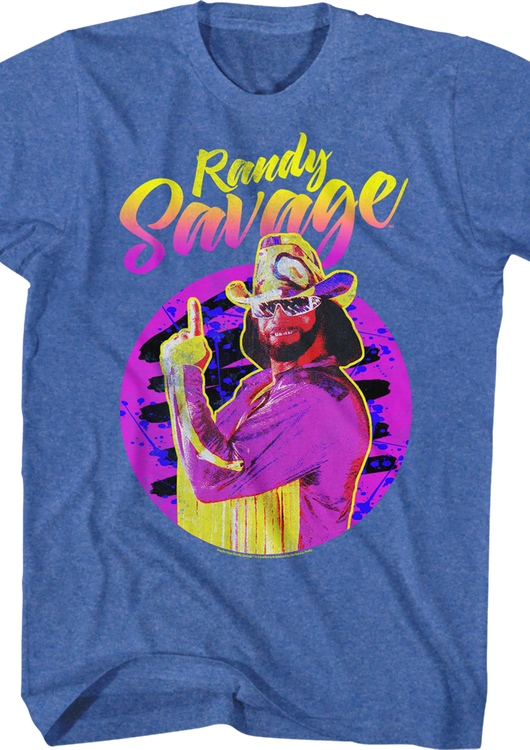 Distressed Macho Man Randy Savage T-Shirt - main product image