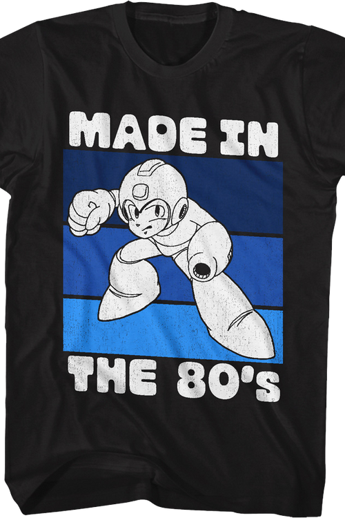 Distressed Made In The 80's Mega Man T-Shirtmain product image