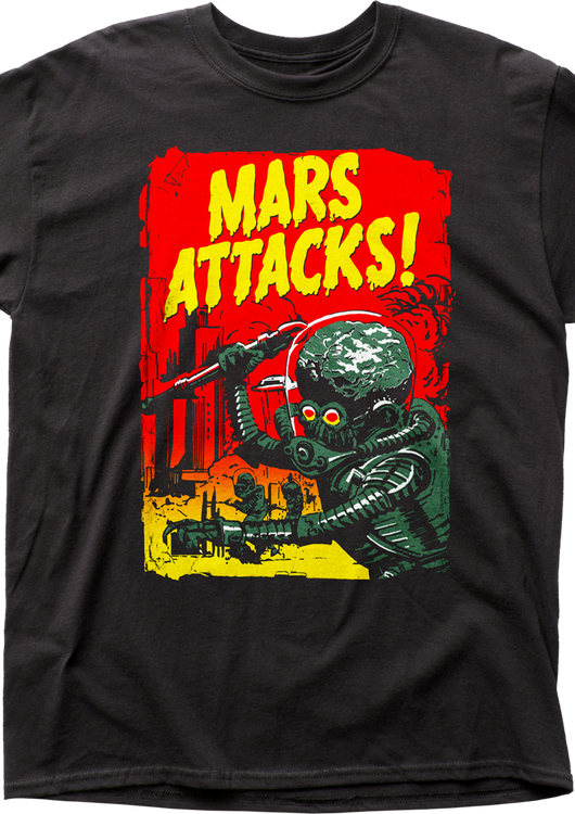 Distressed Mars Attacks T-Shirt - main product image