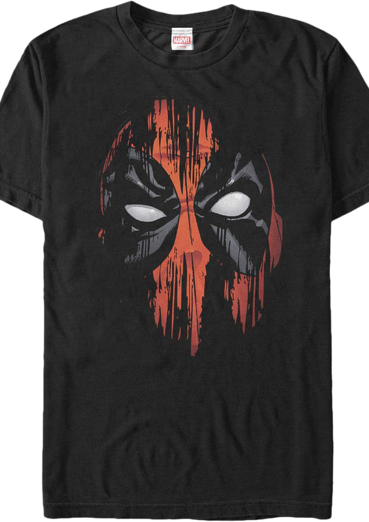Distressed Mask Deadpool T-Shirt - main product image
