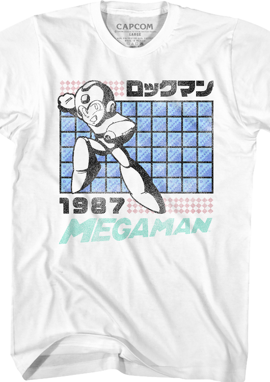 Distressed Mega Man T-Shirt - main product image